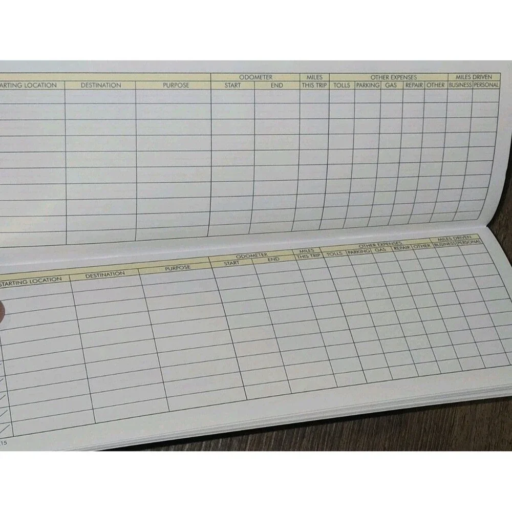 Adams Detailed Daily Driving Log, 9 x 3.25 Inches, AFR15, 3 Books/Pads